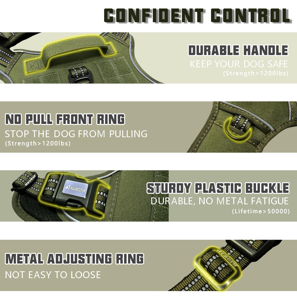 Arnés AUROTH con anillos metálicos para mayor seguridad