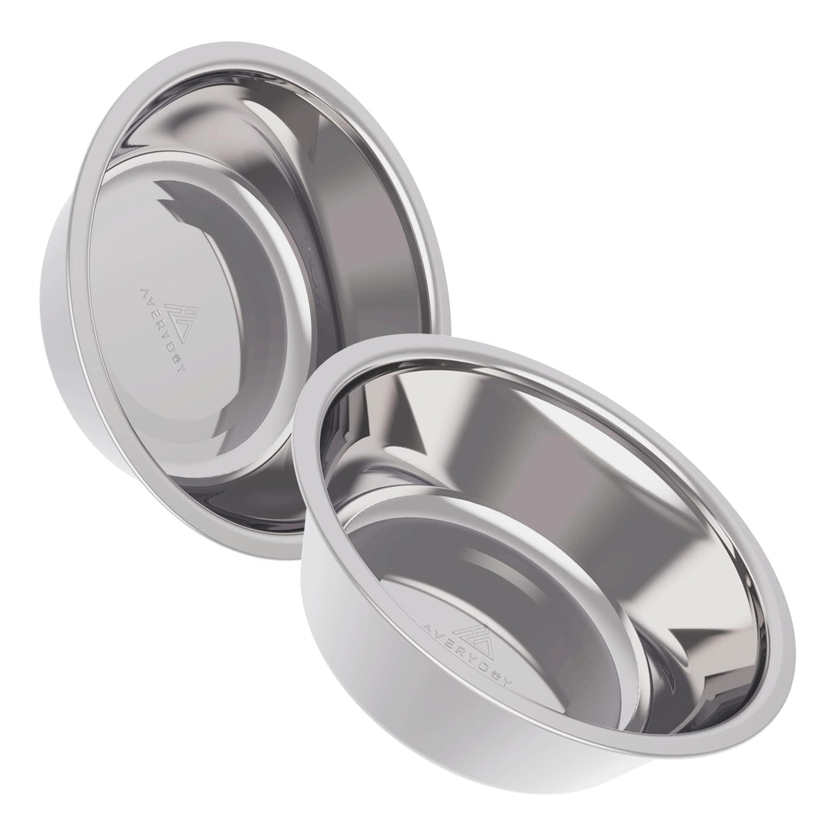 AVERYDAY cuenco de acero inoxidable para perros, reemplazo cómodo para soportes elevados.