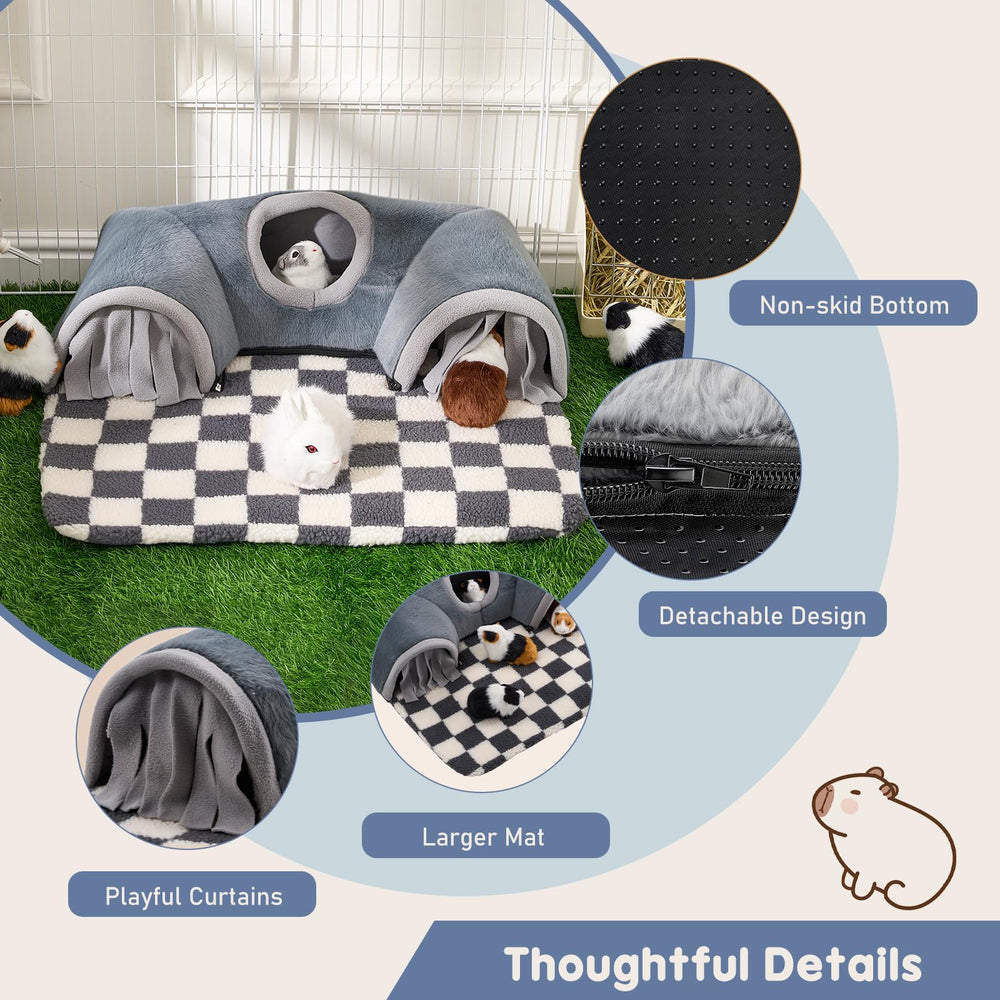 Avont cama suave desmontable, ideal para dormir o jugar en casa de mascotas.
