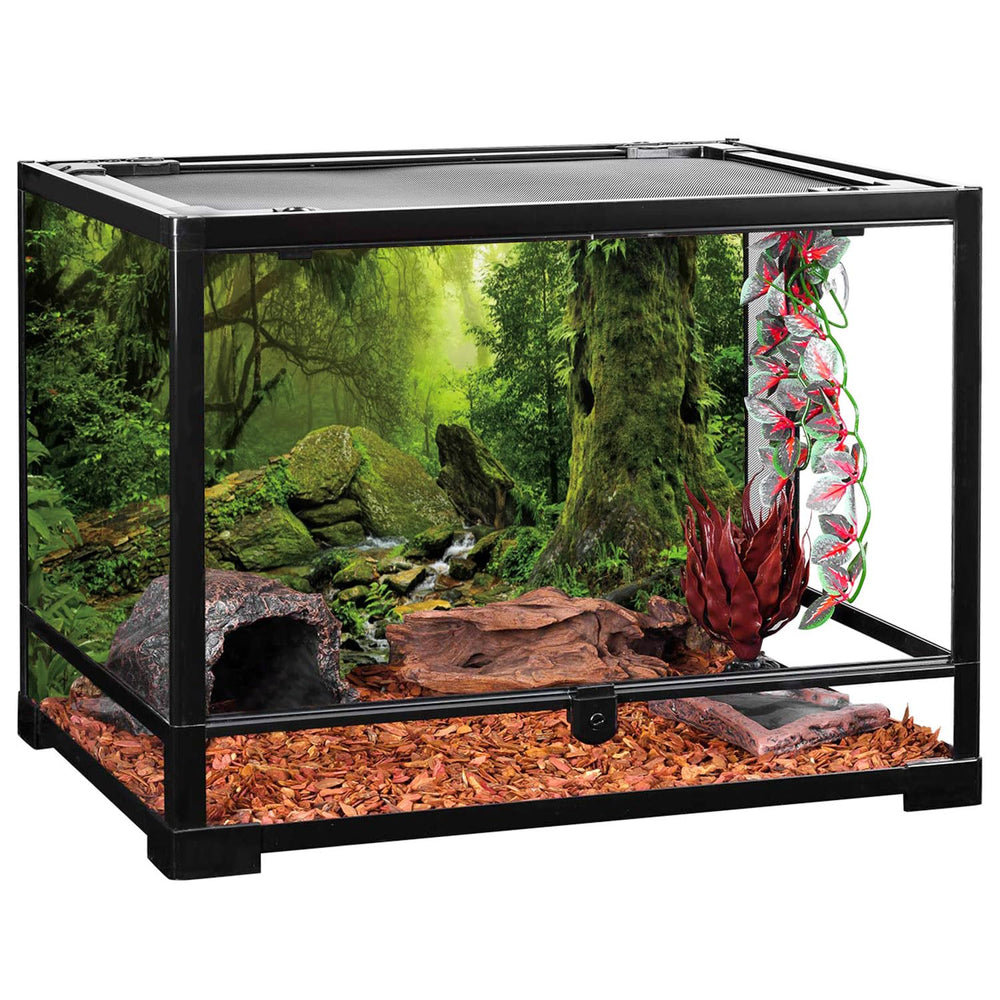 AWERT fondo acuario ambiente natural con vegetación, fácil de aplicar