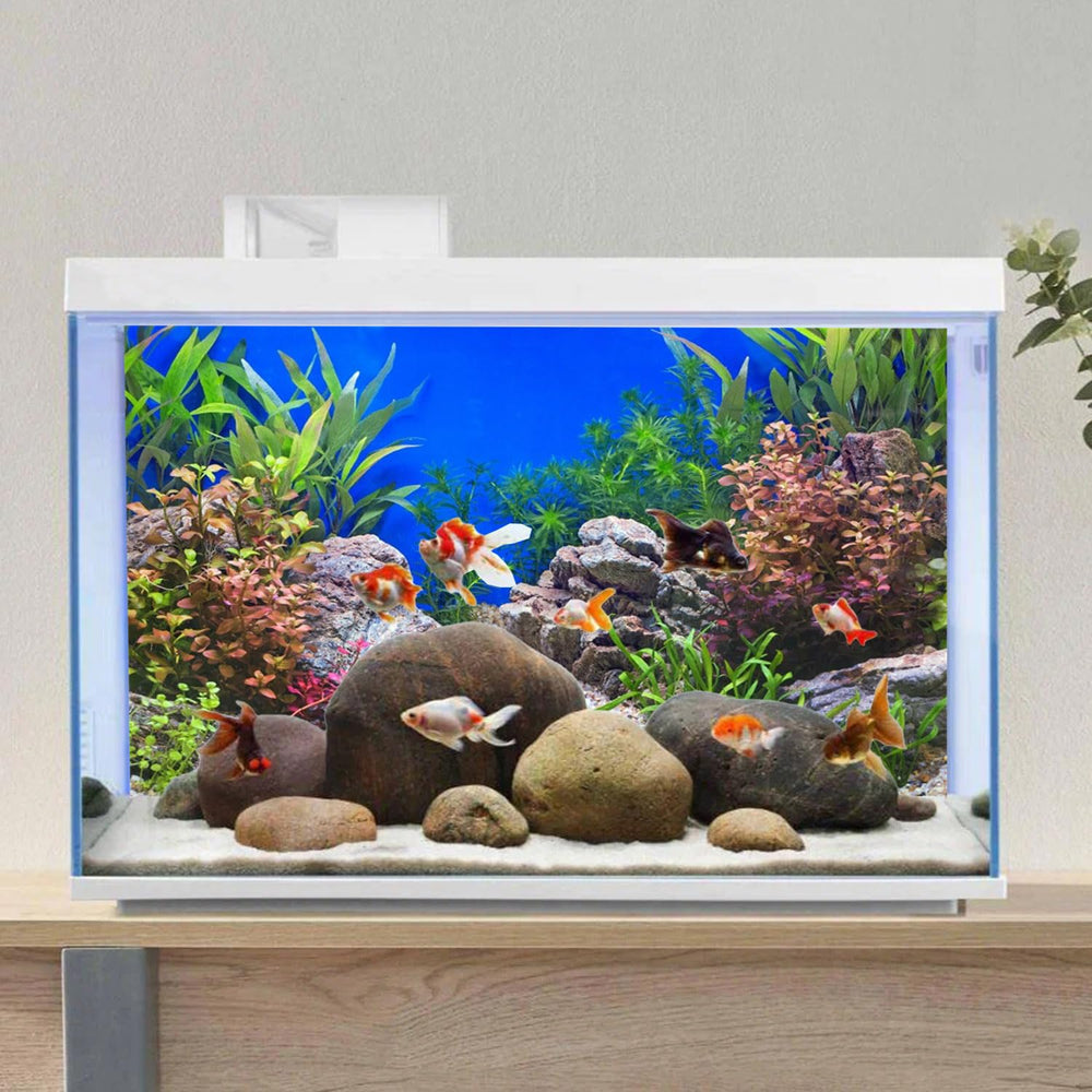 AWERT fondo de acuario ambiente sereno: crea un refugio visual para peces y plantas
