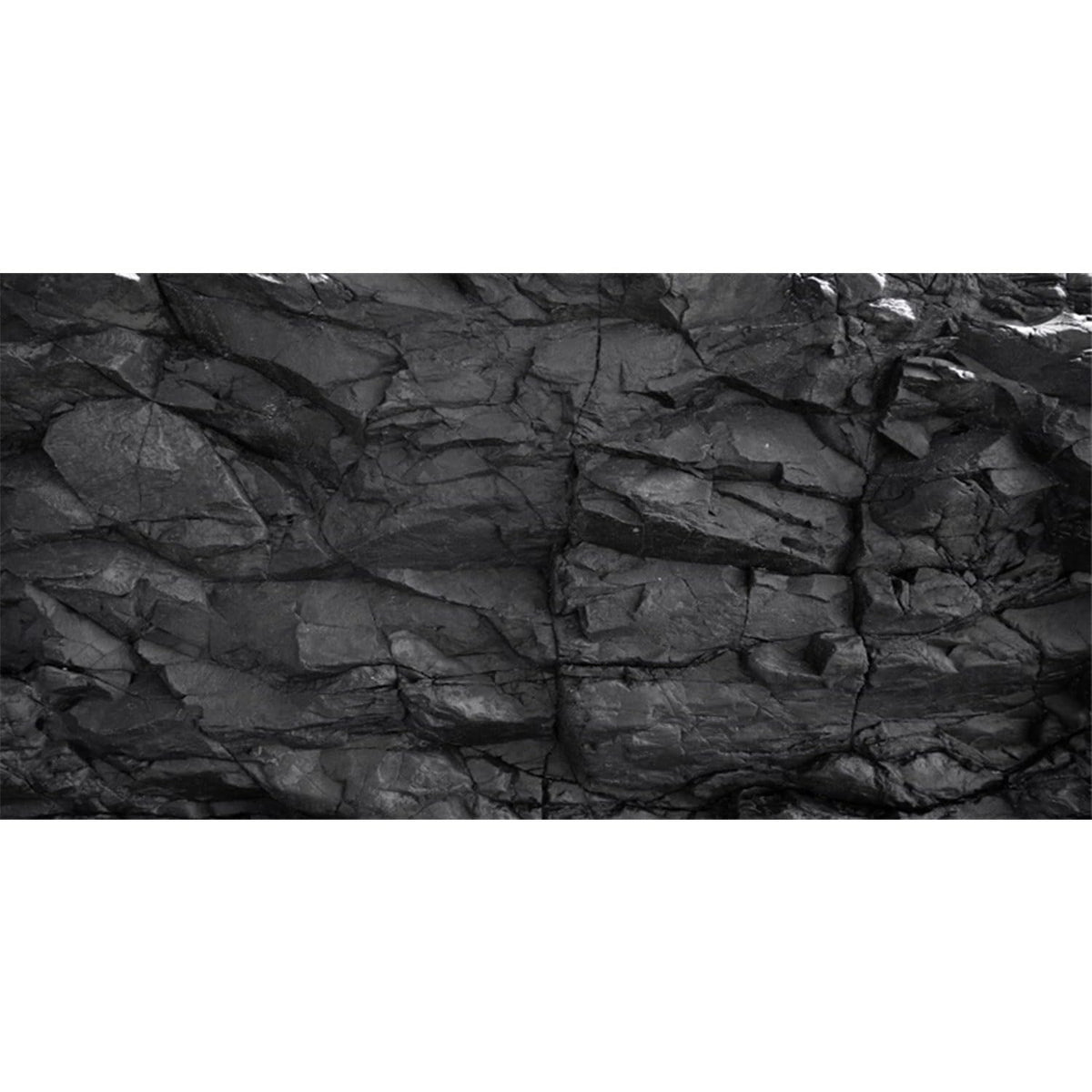 Fondo AWERT de acuario con piedra negra, añade profundidad y color realista.
