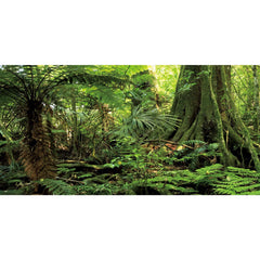 AWERT fondo terrario bosque con piedra verde y árbol grande para el hábitat