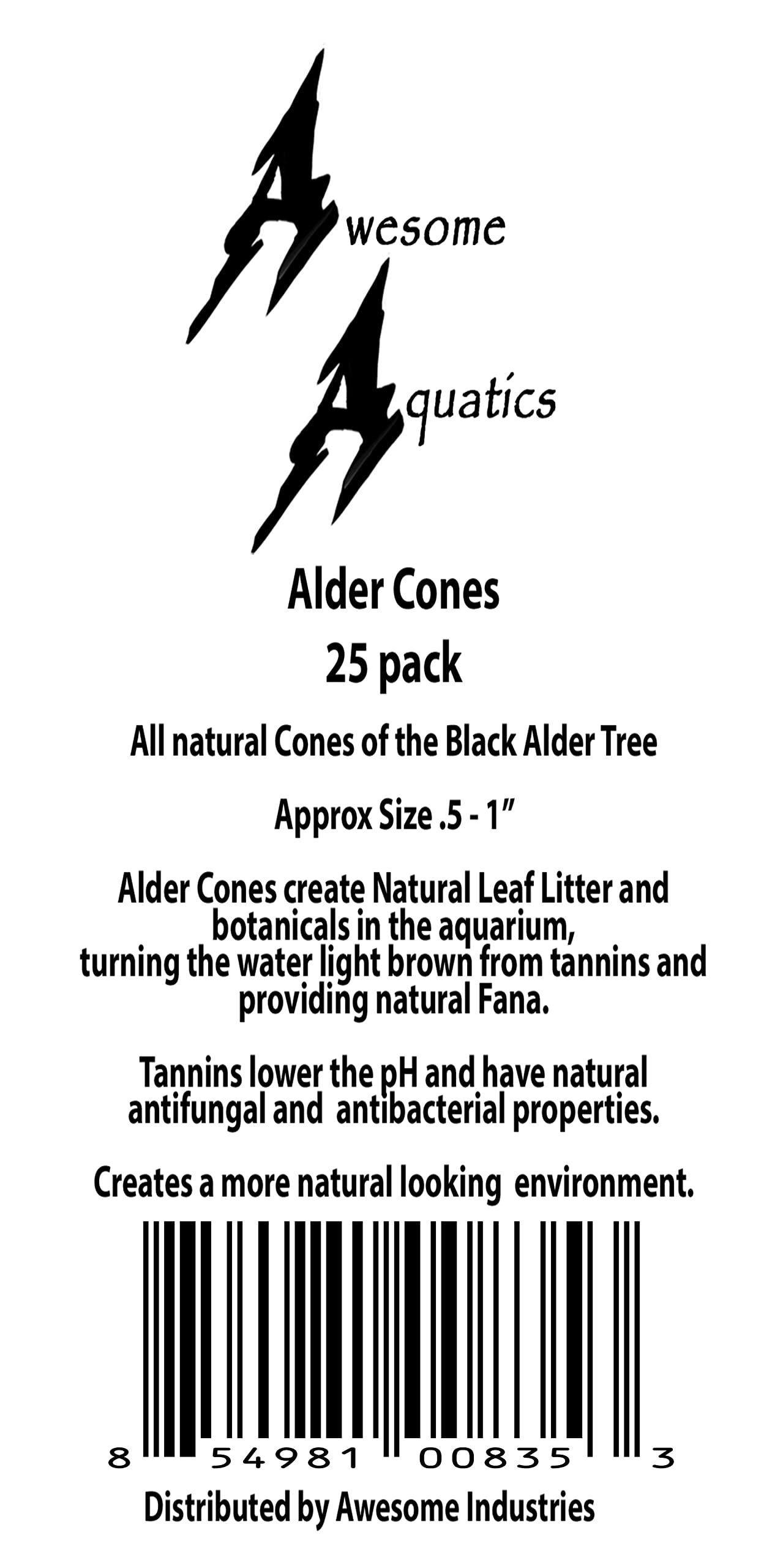 Conos de Awesome Aquatic brindan refugio y belleza natural.