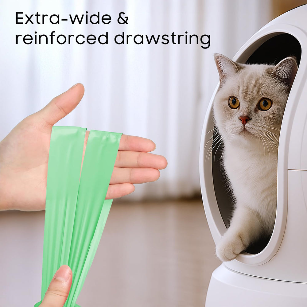 AWoHH bolsas para gato, cierre doble para desechar sin contacto.