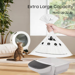 AWoHH bolsa familiar para robot de caja de arena, 150 unidades, ideal para varias mascotas.
