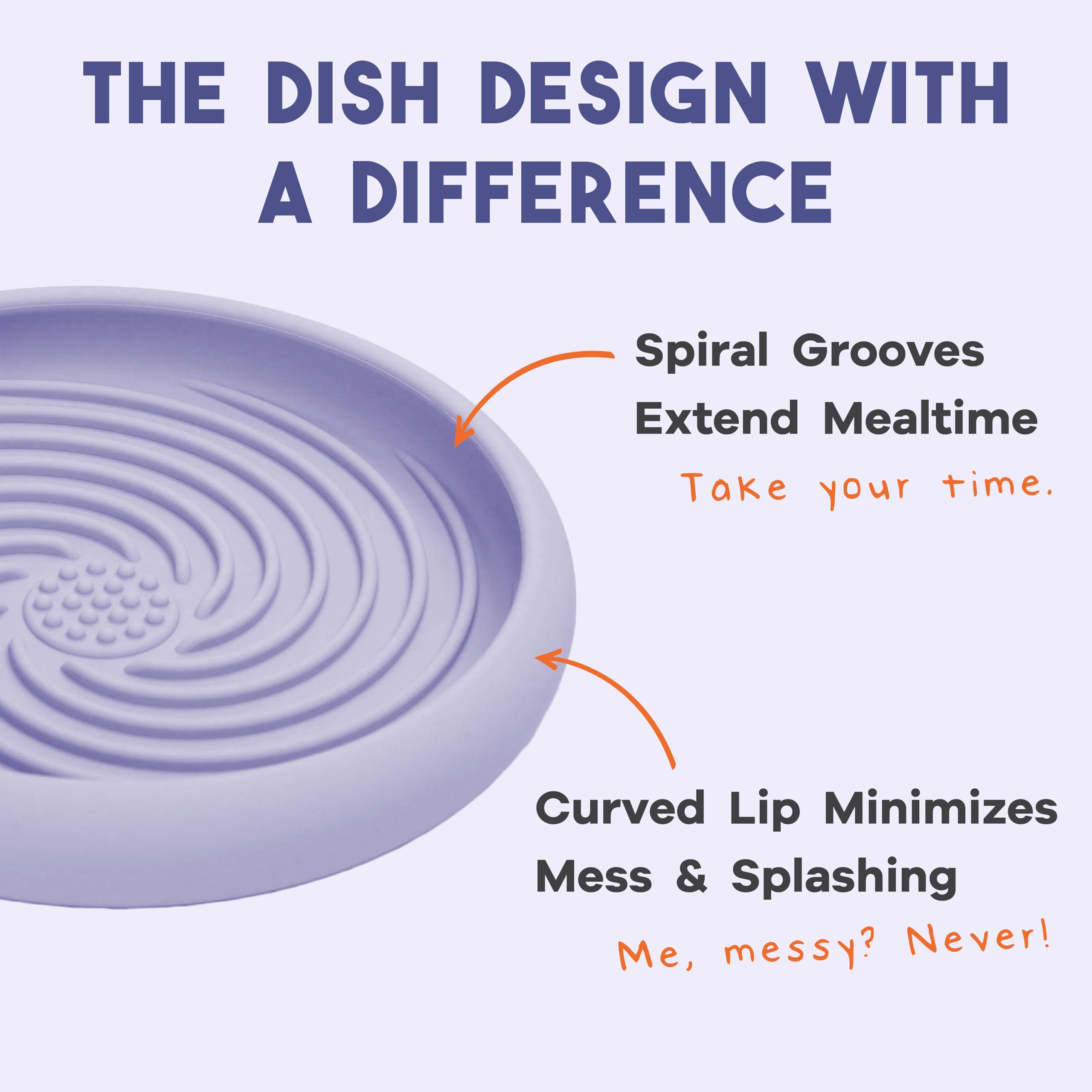 Awoo Lick Dish apto para microondas para premios tibios