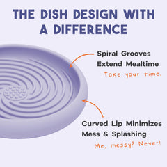 Awoo Lick Dish apto para microondas para premios tibios