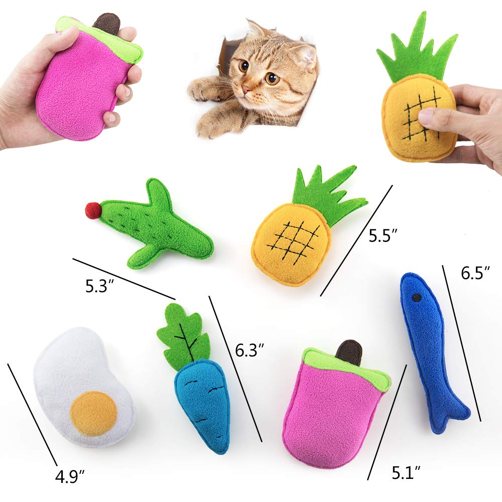 AWOOOF juguete cactus de peluche catnip, invita a morder y rascar con seguridad