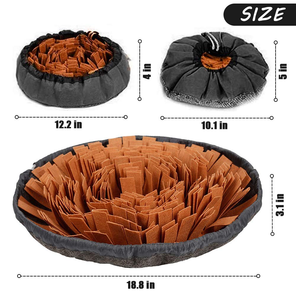 AWOOF Snuffle Mat para uso interior y exterior, entretenimiento y calma.