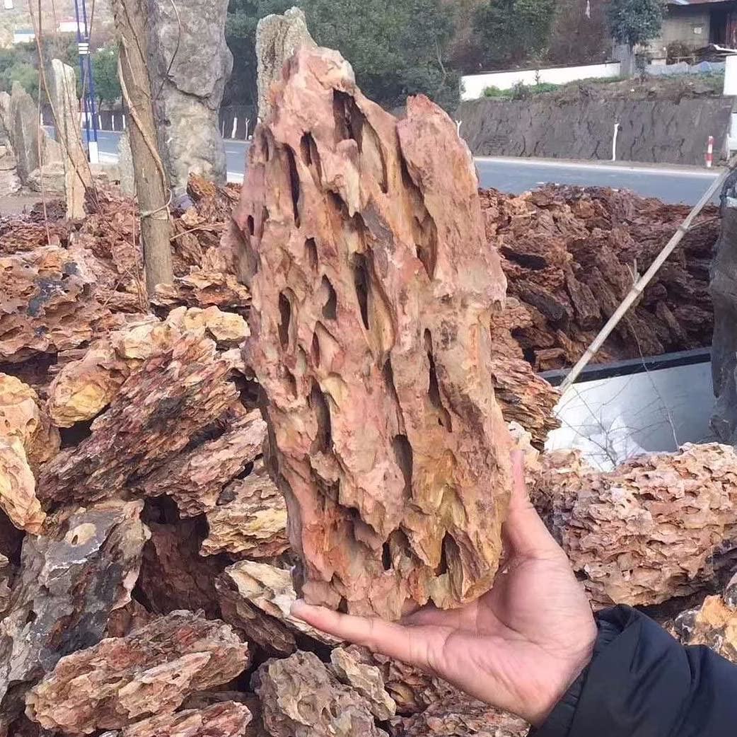 AWXZOM roca para acuario, hábitat seguro para peces pequeños.