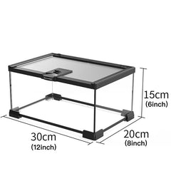 Terrario AWXZOM de uso amplio para reptiles, anfibios e invertebrados