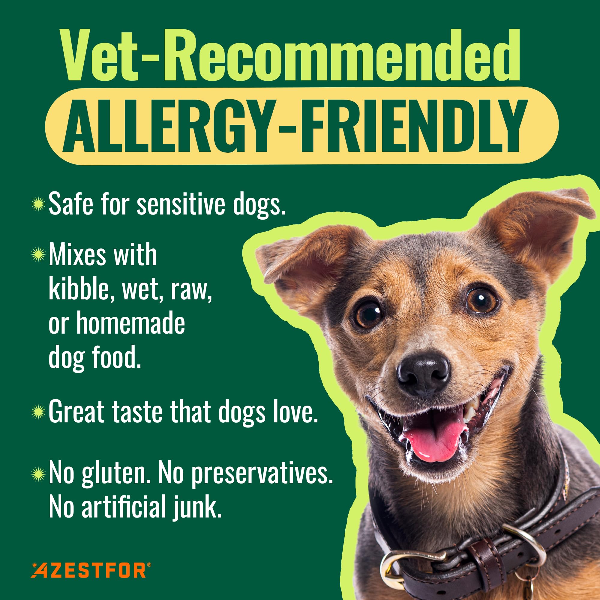 Azestfor Mejillón de Labio Verde, omega-3 natural para perros.