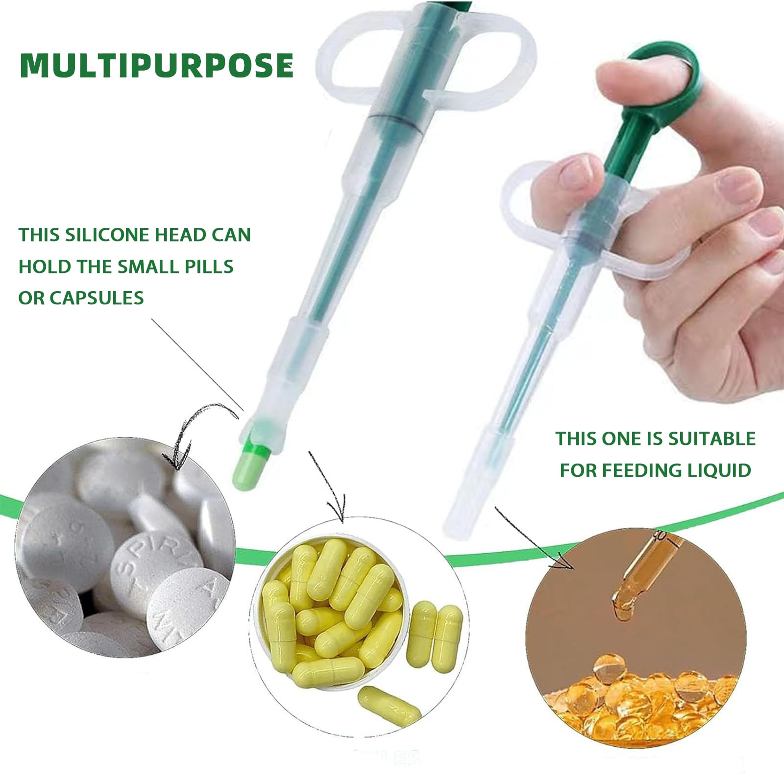 AZOFFYIU jeringa-medicion-5ml, precisión en dosis pequeñas.