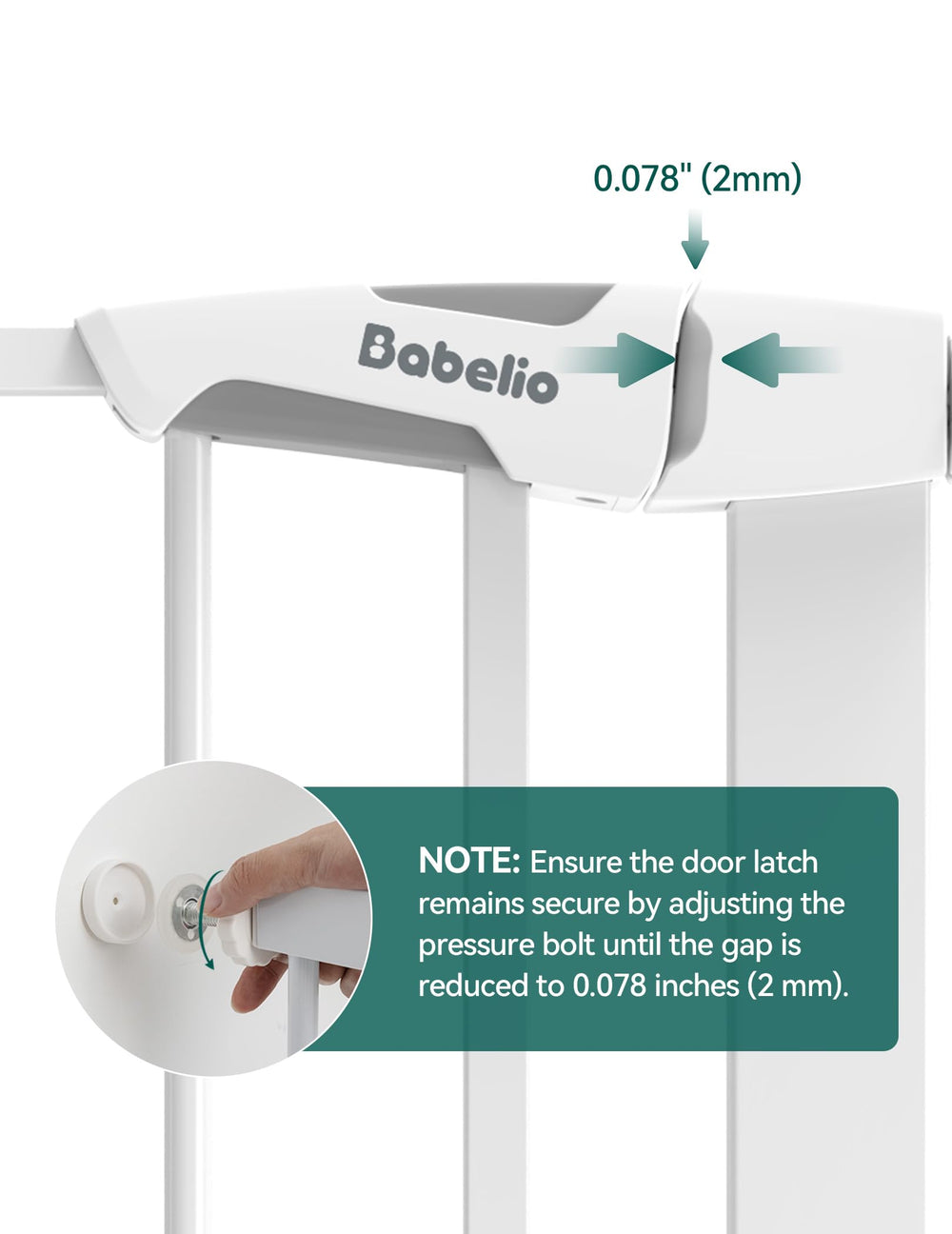 Babelio contenido del paquete con extensiones y fijaciones