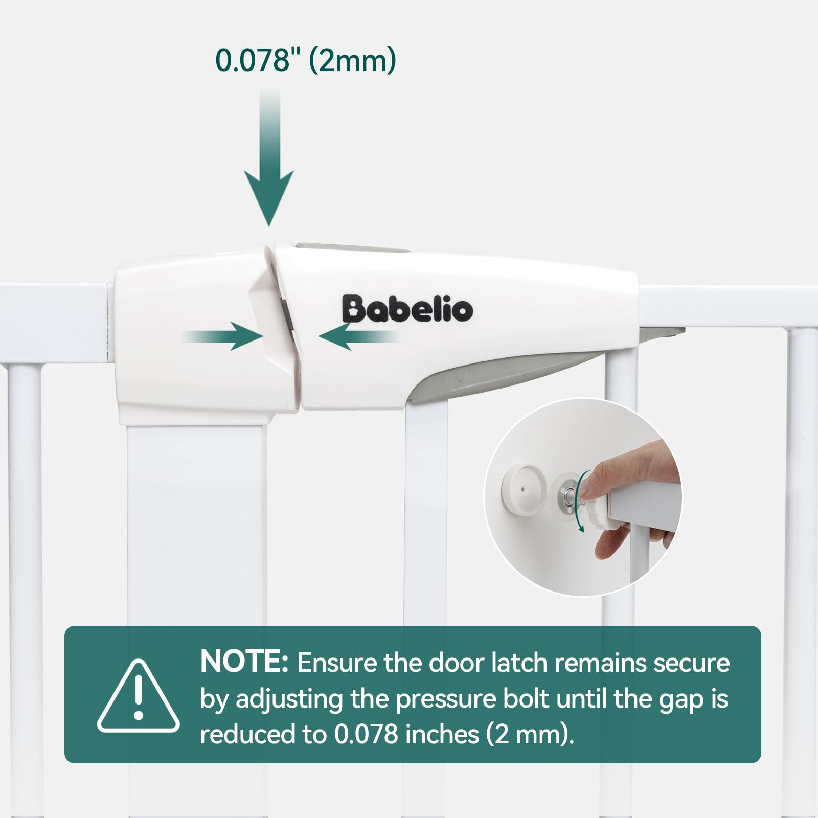 Babelio Kit de montaje incluido para instalación rápida.