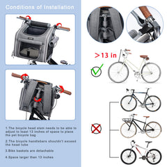 BABEYER cesta-bici-perro-ventanas-malla-cuatro permiten buena ventilación.