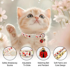 Collar Babole Pet con campana para localizar al gato durante el día.