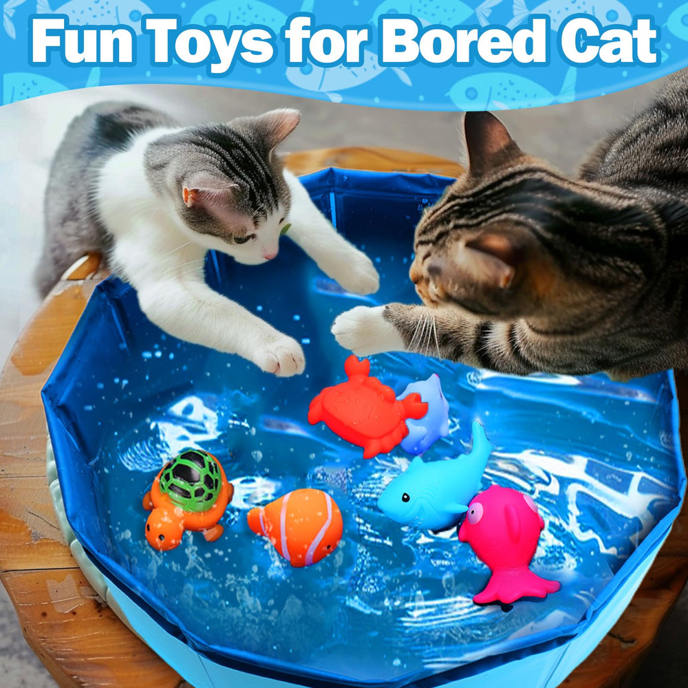 BABORUI Juguete de agua para gatos portátil, ideal para exterior