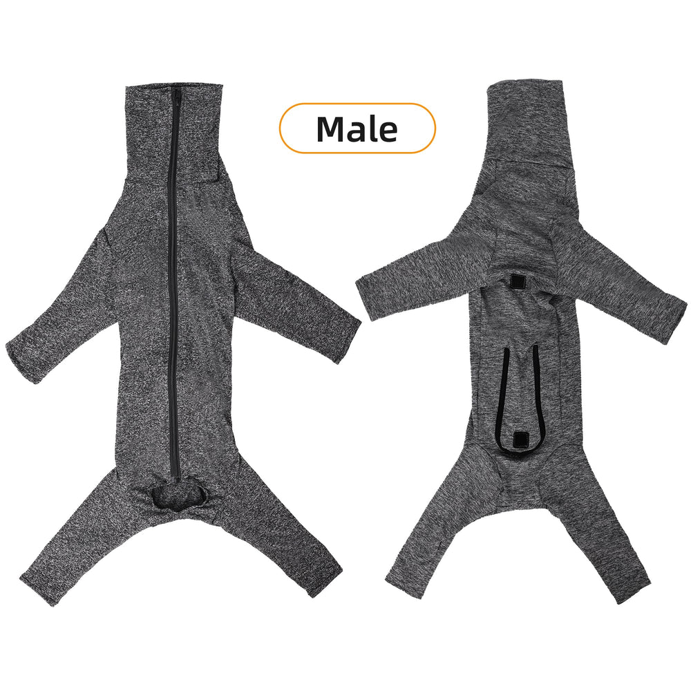 BabyFoxy Recovery Suit ofrece protección suave para suturas, heridas y zonas sensibles.
