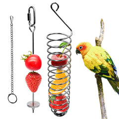 Cesta de alimento para aves Bac-kitchen, almacenamiento amplio y fácil de usar.
