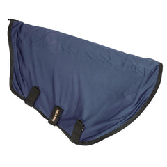 Back on Track cubrecuello Royal Deluxe Azul Marino, ajuste cómodo y lavable para cuello del caballo.