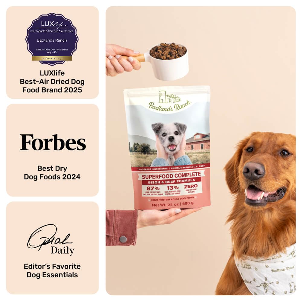 BADLANDS RANCH aroma natural y sabor atractivo para perros