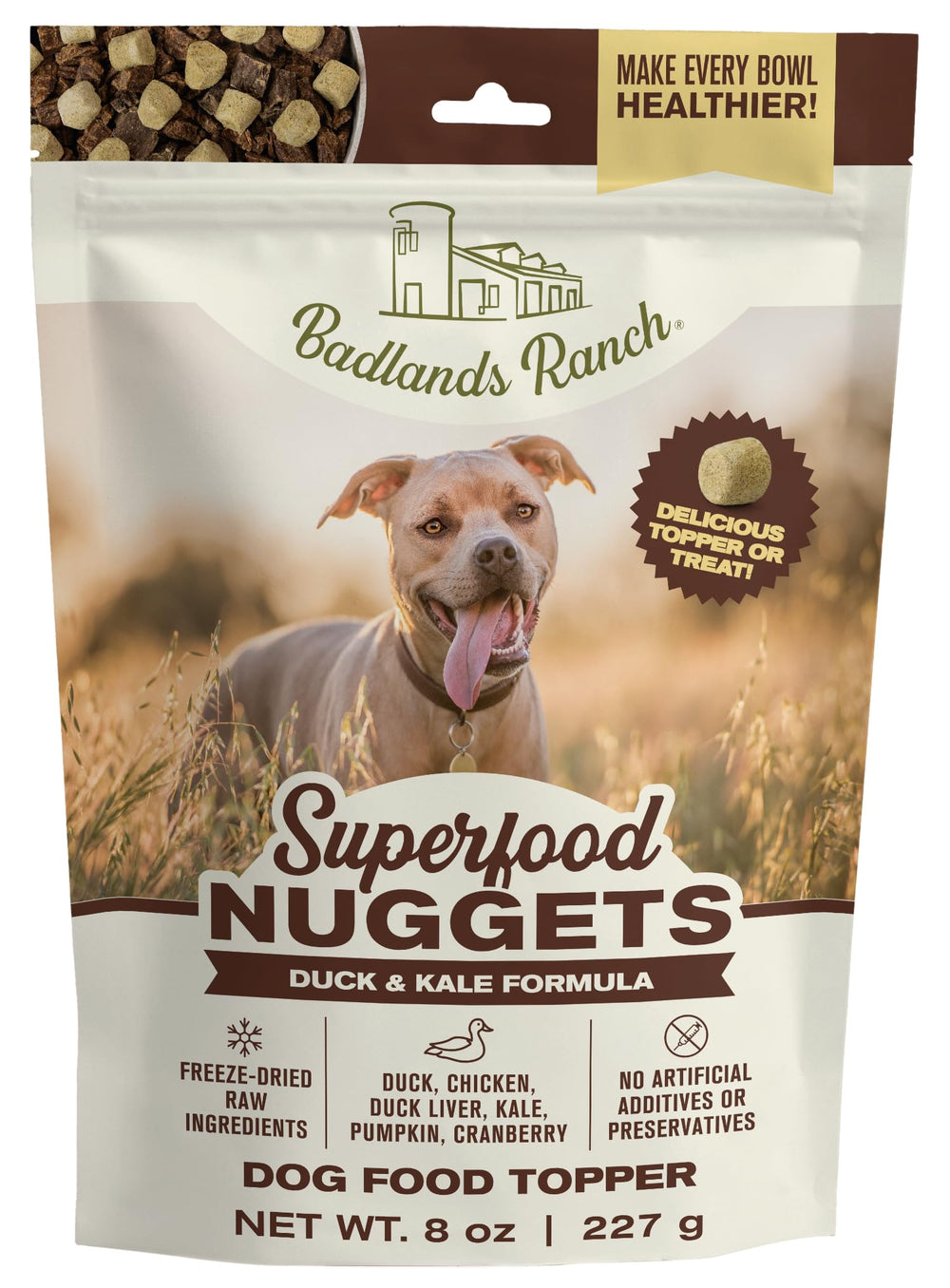 BADLANDS RANCH bocaditos visibles en la bolsa, opción rápida para premiar durante entrenamientos