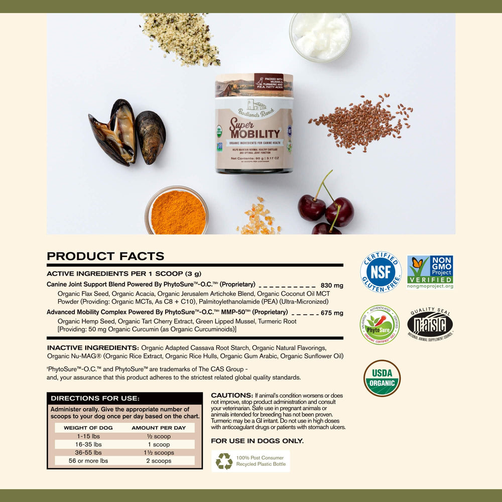 Badlands Ranch extracto de cereza para apoyo inmunitario y articulaciones.