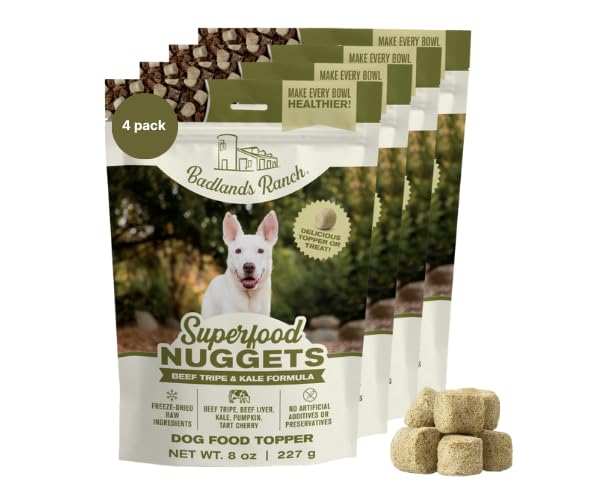BADLANDS RANCH Superfood Nuggets: envase 8oz para premiar y complementar comida.