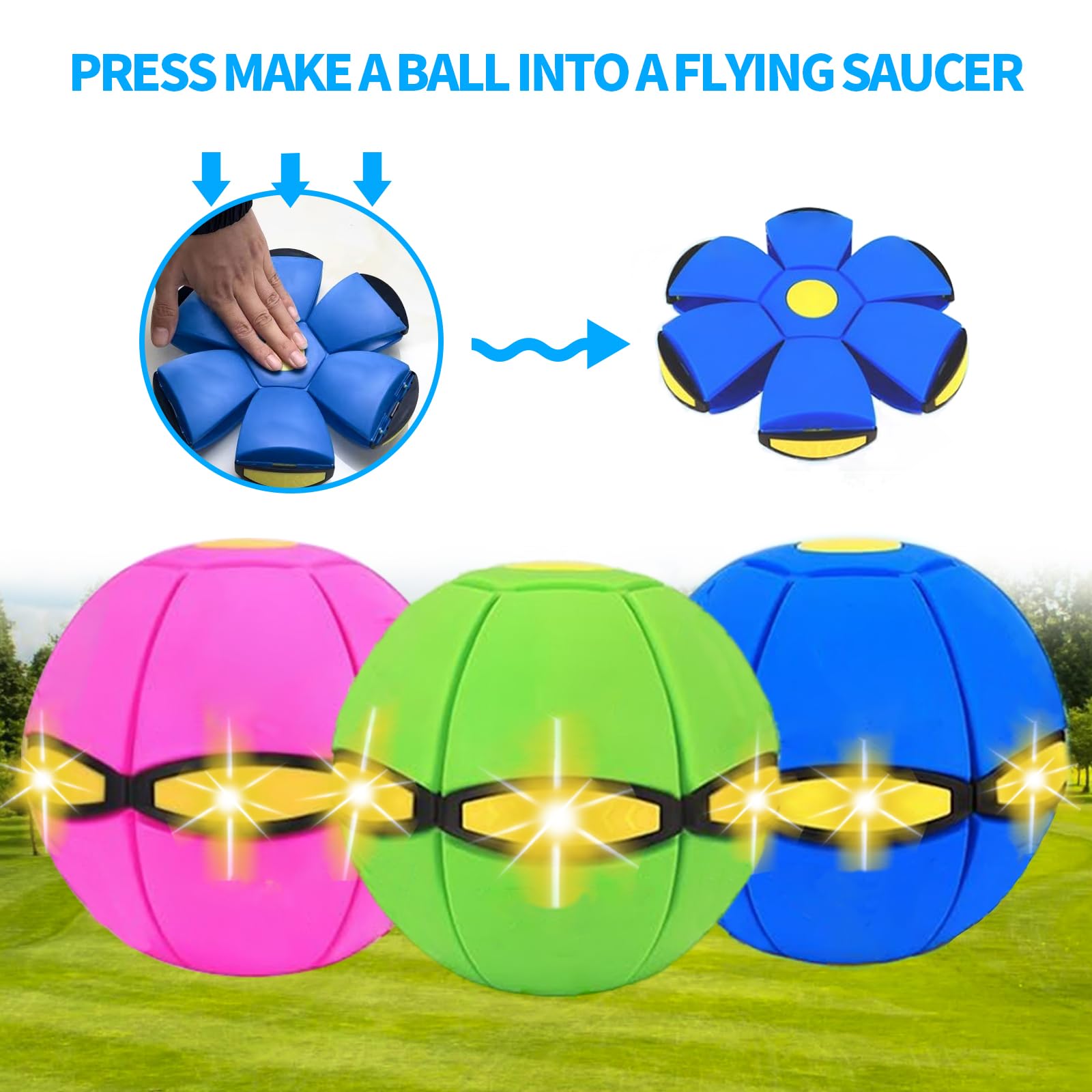 BADWALT disco volador para uso interior y exterior, ideal para juego seguro