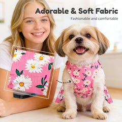 baejmjk Vestido de perro con malla transpirable, comodidad para el verano.