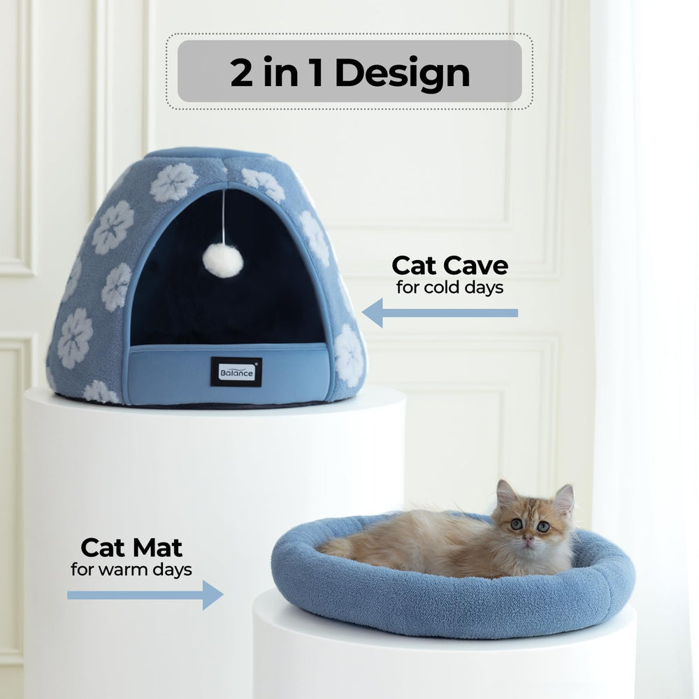 BALANCE entrada amplia facilita acceso cómodo para gatitos y perros pequeños