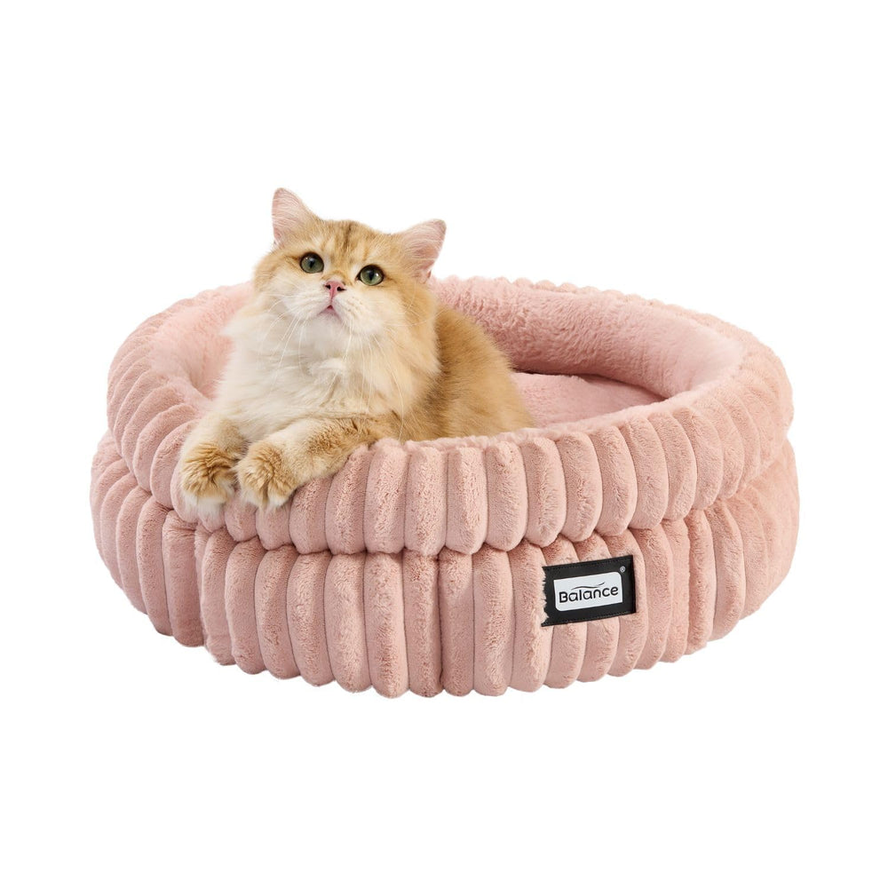 Cama BALANCE redonda para gato, descanso cómodo en casa.