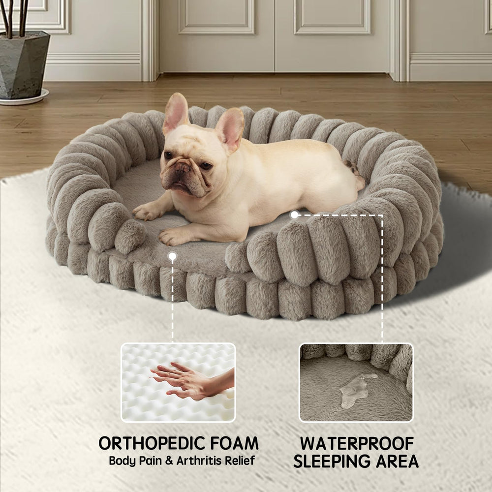 BALANCE cama para perros con bordes acolchados y soporte ortopédico.