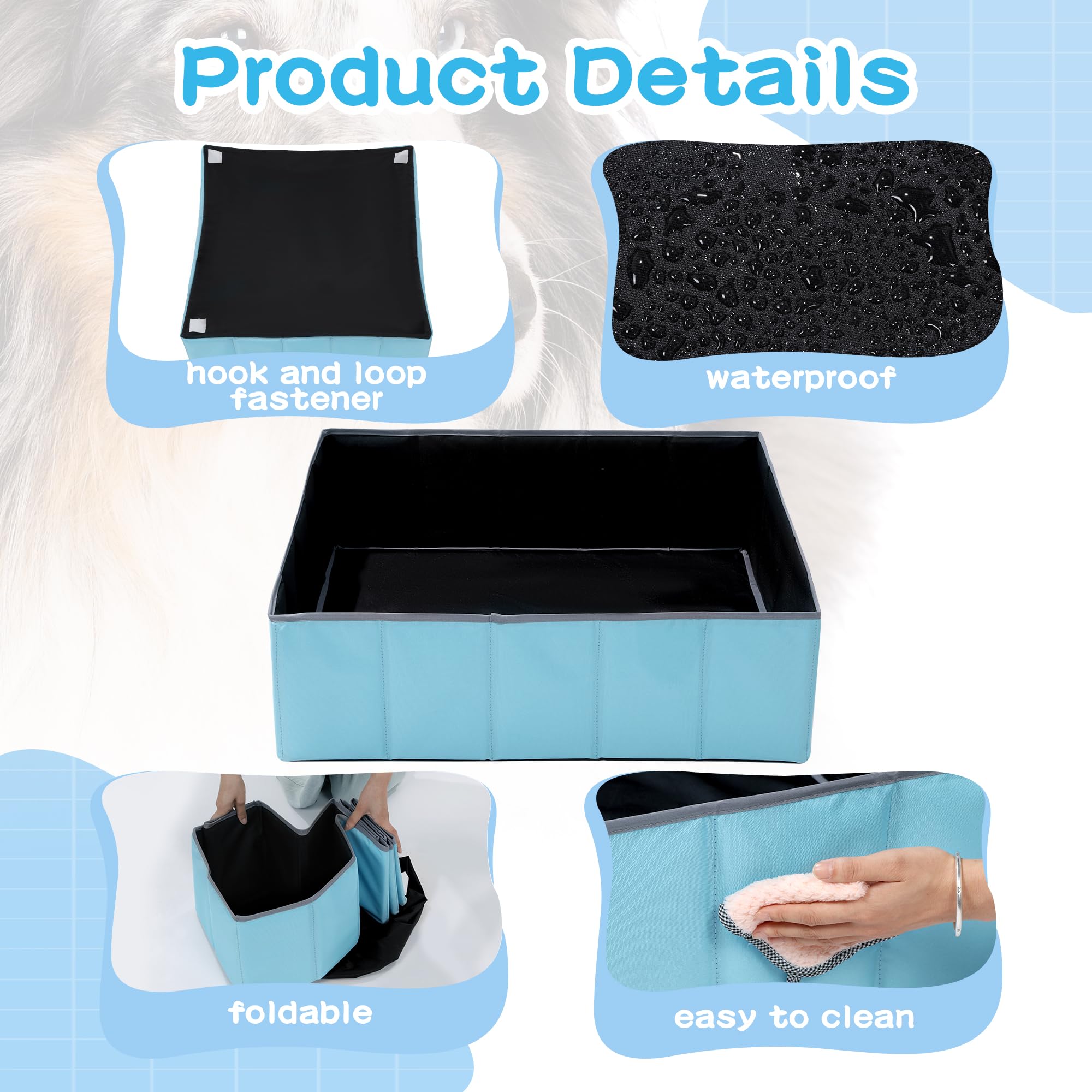 BALAPET caja de cría para perros, limpieza rápida y sencilla.