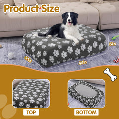 BALAPET funda de terciopelo suave para cama de perro gris