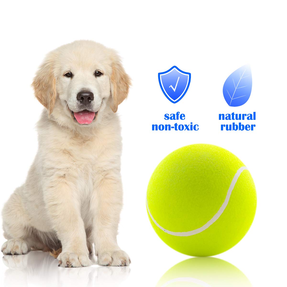 Banfeng pelota-tenis-perro-grande-interactivo, fomenta actividad física y juego en parques.