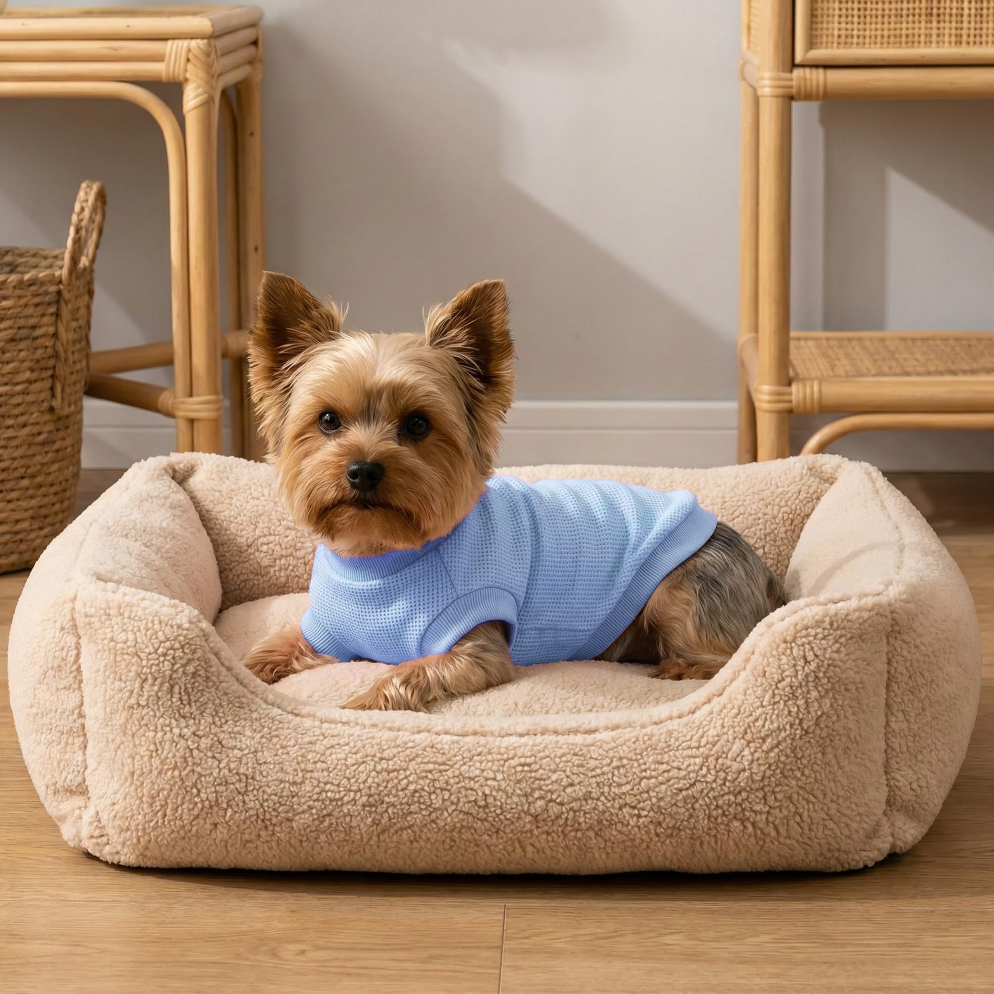 BAOBICUTE camisetas para perro pequeño 3pack costado, diseño moderno