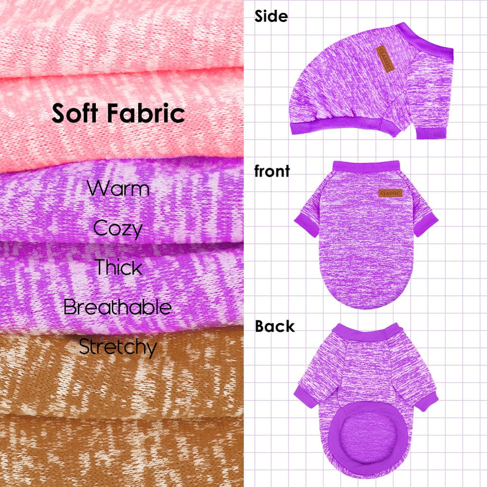 BAOBICUTE suéter para perro pequeño en varios colores, elección ideal para estilo diario.