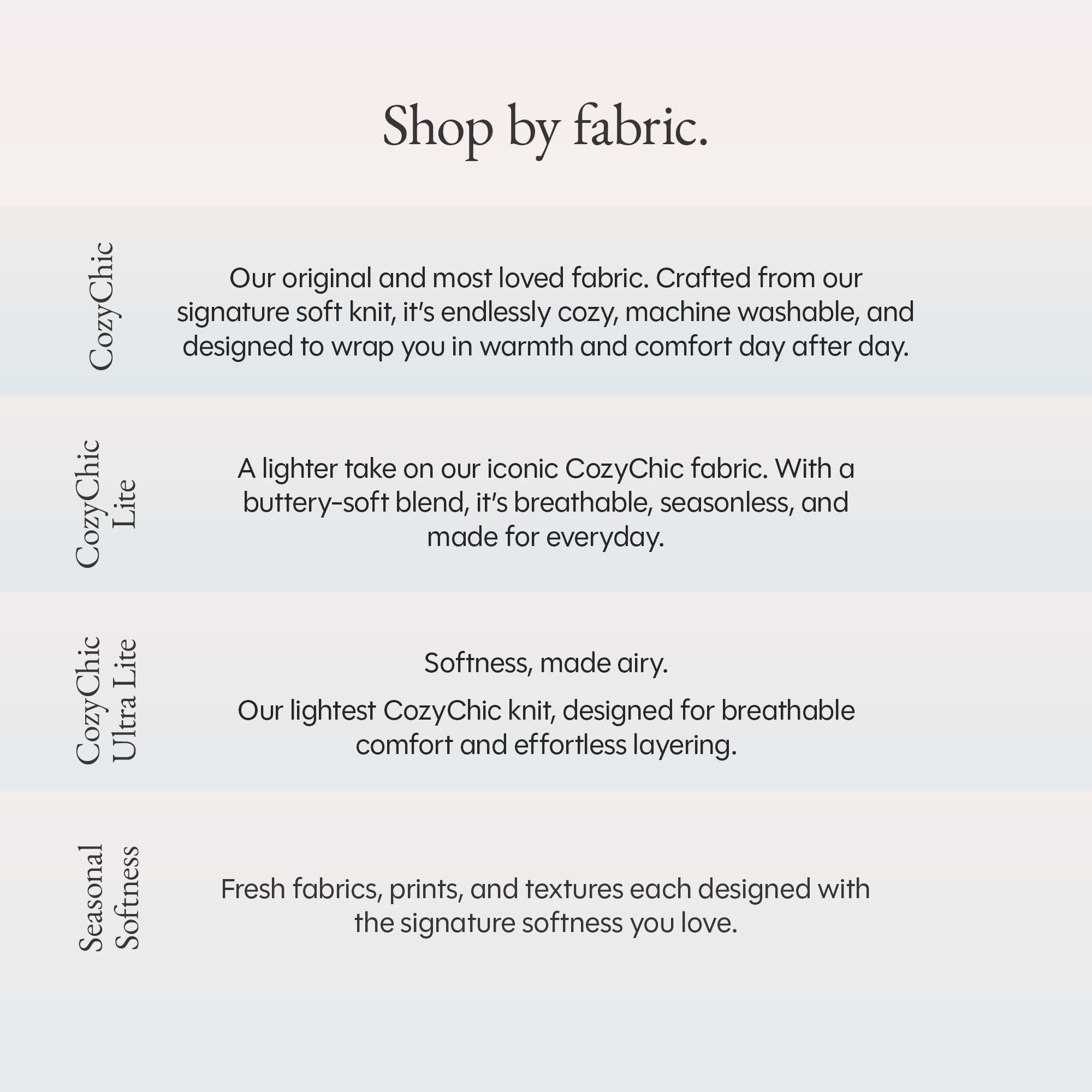Barefoot Dreams Cozychic muestra cuidado fácil para uso diario de mascotas.