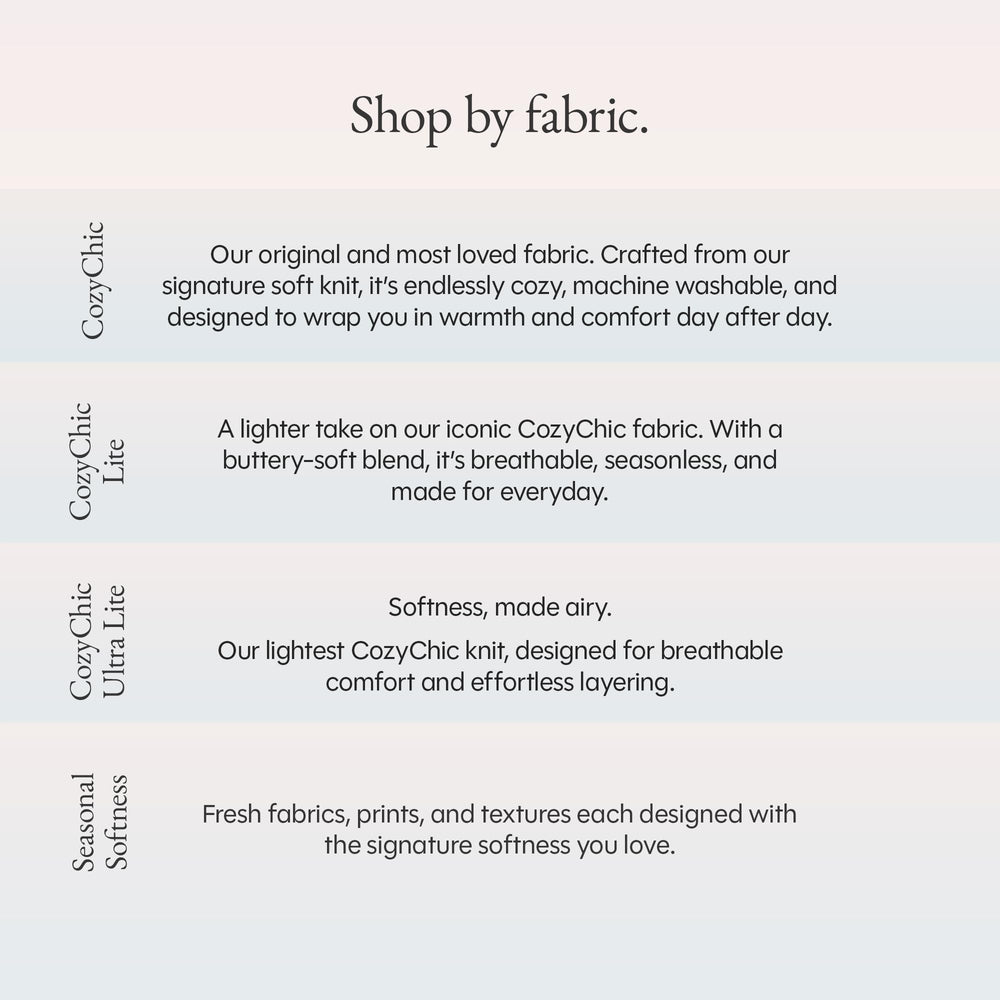 Barefoot Dreams Cozychic muestra cuidado fácil para uso diario de mascotas.