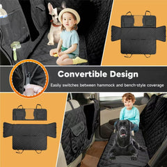 Bark Lover bolsillos laterales, organizan accesorios para perros y dueños en el coche.