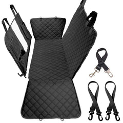 Bark Lover hamaca para perro en el asiento trasero, protección y comodidad durante el viaje.