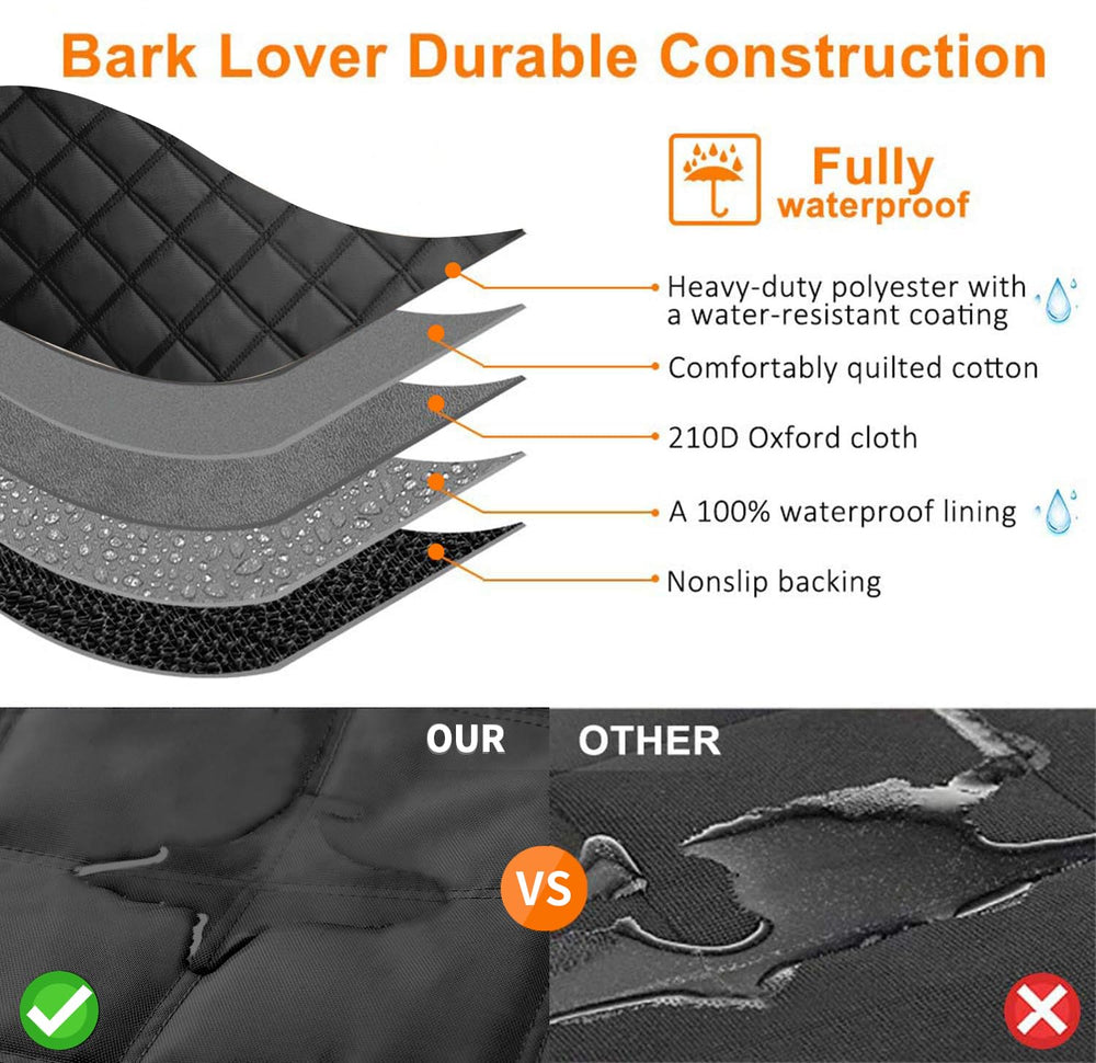 Bark Lover limpieza fácil, funda lavable a máquina para mantenimiento sencillo.