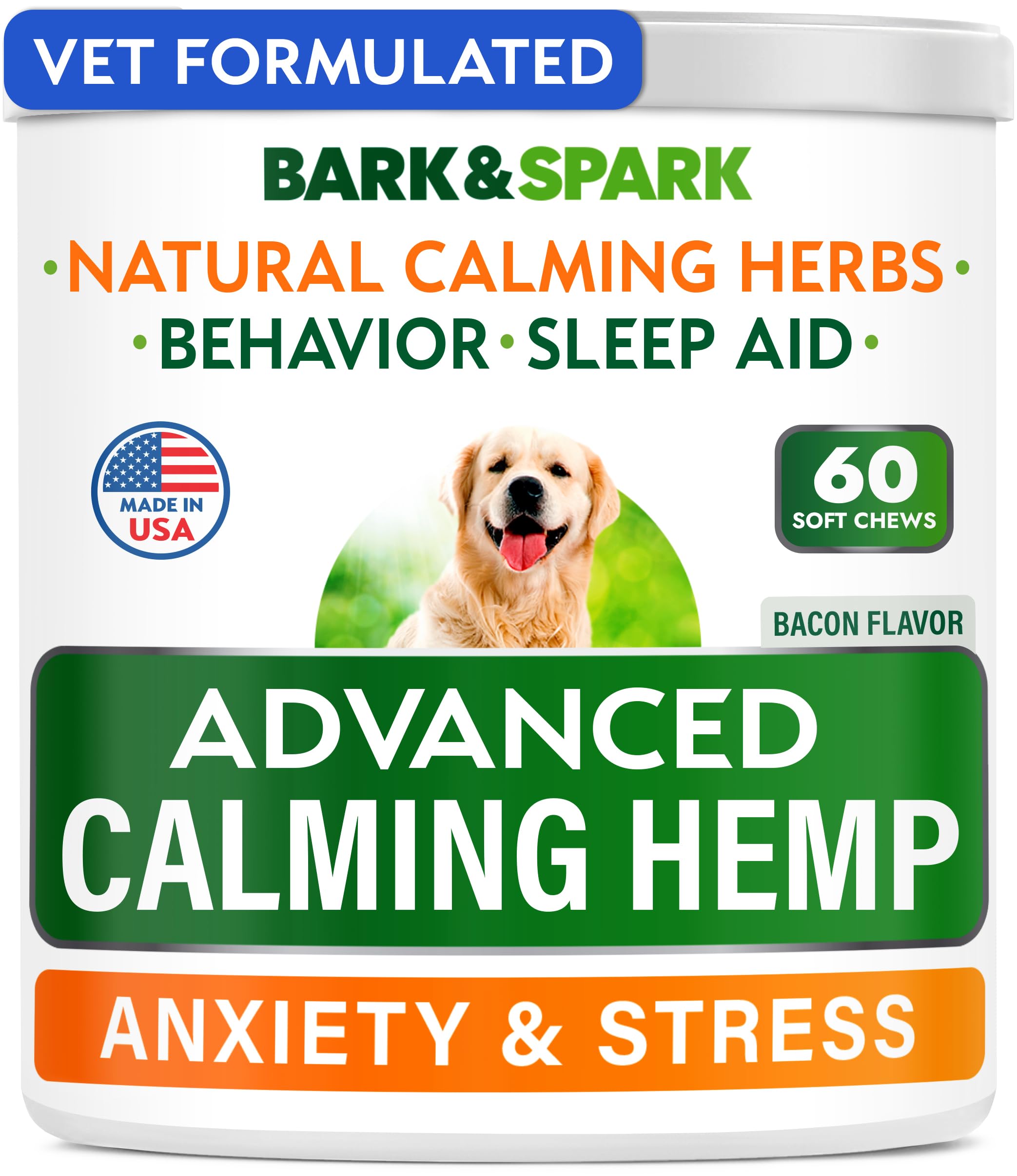 BARK&SPARK calmas a tu perro con golosinas calmantes en botella