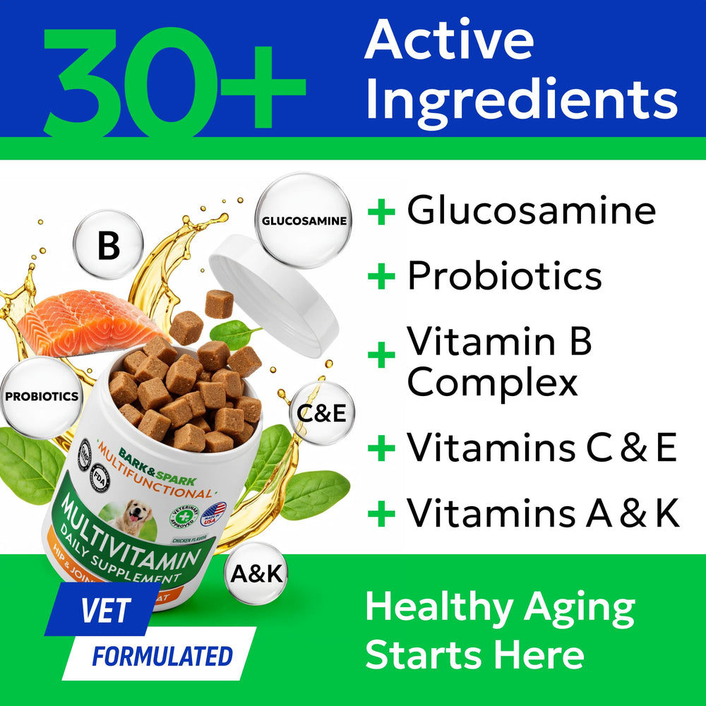 BARK&SPARK probióticos digestivos, apoyo al equilibrio intestinal.