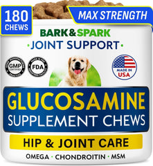 BARK&SPARK glucosamina y condroitina para perros: masticables que apoyan la movilidad articular.