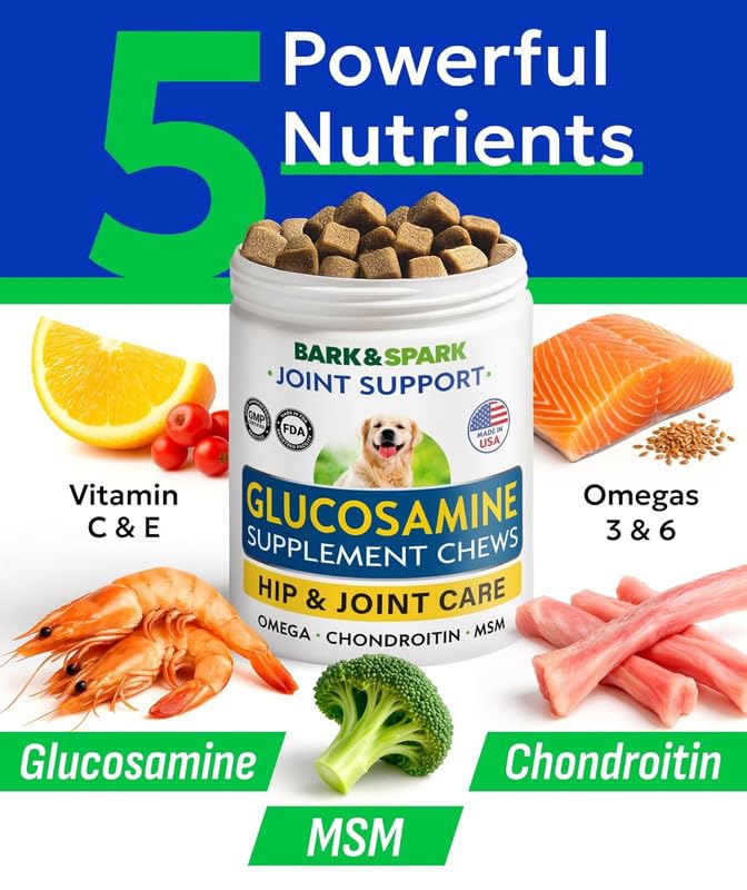 BARK&SPARK masticables suaves para perros grandes y seniors