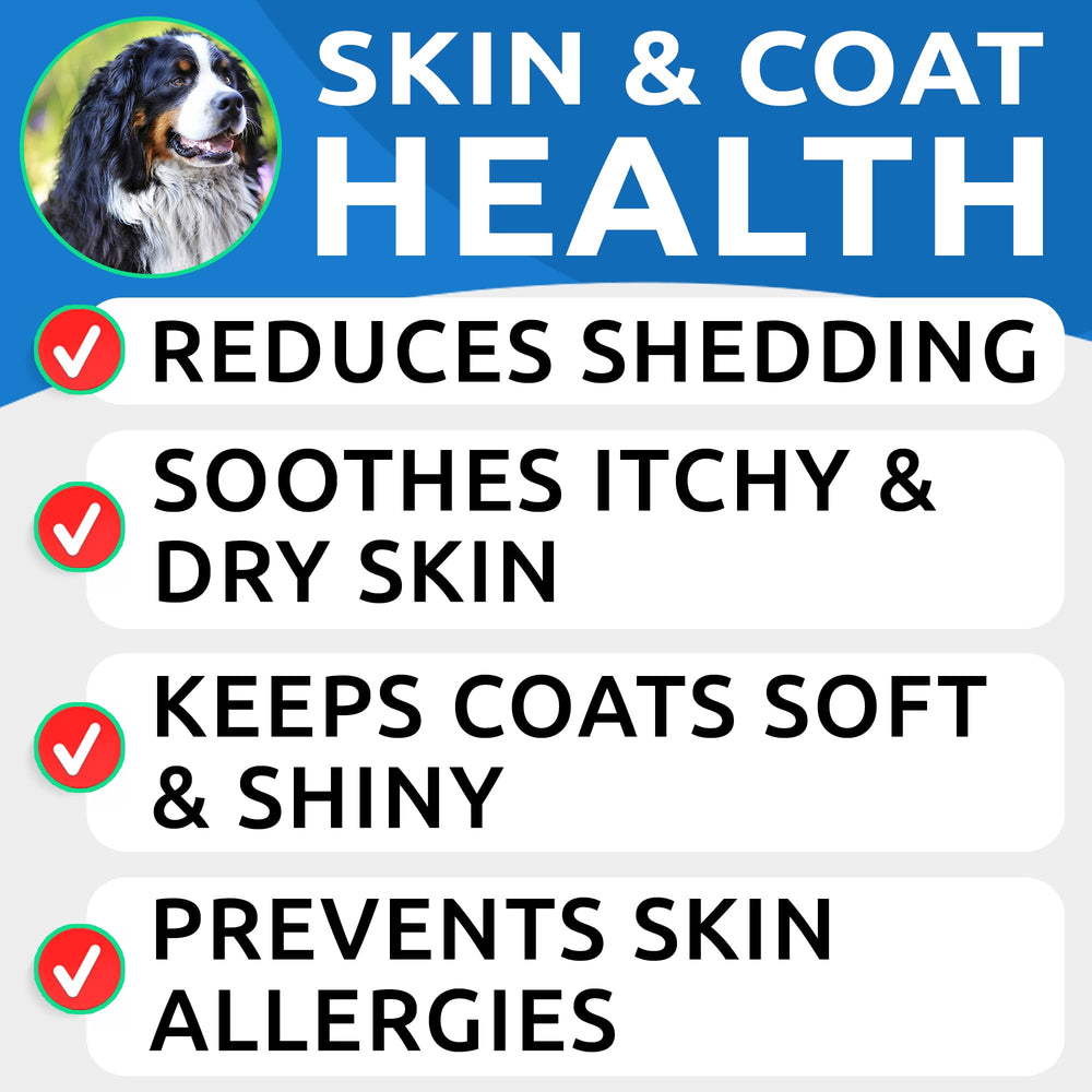 BARK&SPARK Omega-3 para perros y gatos, masticables sabor salmón, agradable para comedores exigentes.